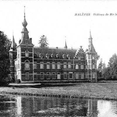 Malèves - le Château - Avant la Première Guerre mondiale