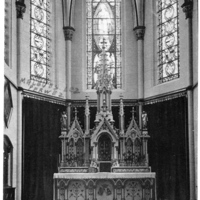Malèves - Intérieur Eglise - Entre-deux-guerres