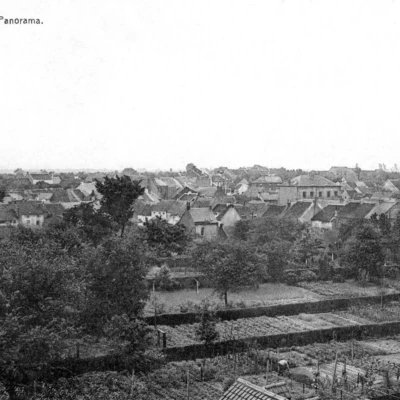 Perwez - Vue de la gare vers le centre - Entre-deux-guerres