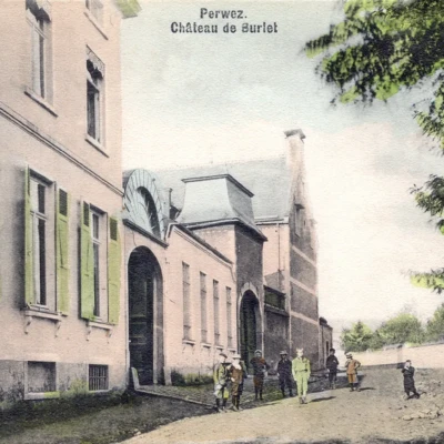 Perwez - Château de Burlet - Avant la Première Guerre mondiale