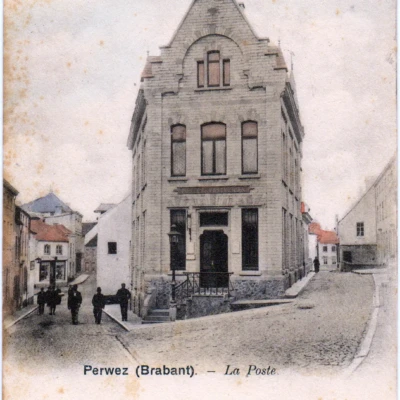 Perwez - La poste (Grand-Place) - Avant la Première Guerre mondiale
