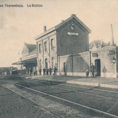 Thorembais-Saint-Trond - La gare de Grand-Leez - Avant la Première Guerre mondiale