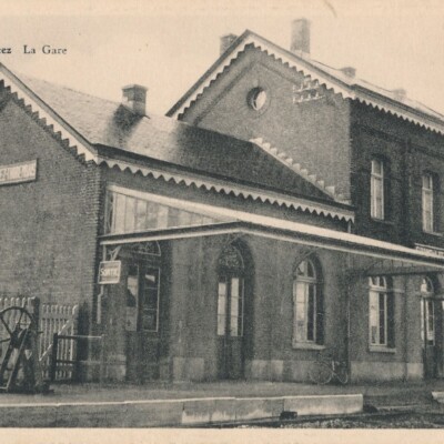 Thorembais-Saint-Trond - La gare de Grand-Leez - Entre-deux-guerres